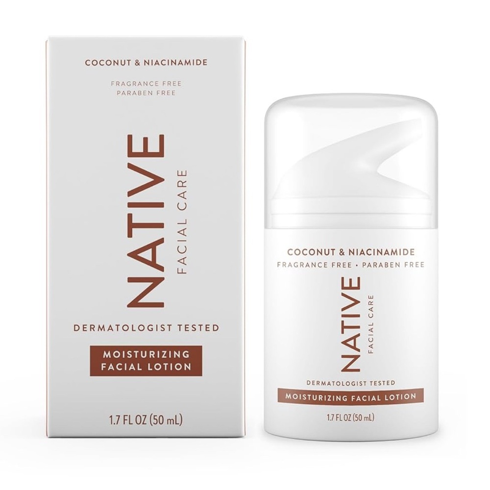 Native Facial Careβ Moisturizer Coconut and Niacinamide